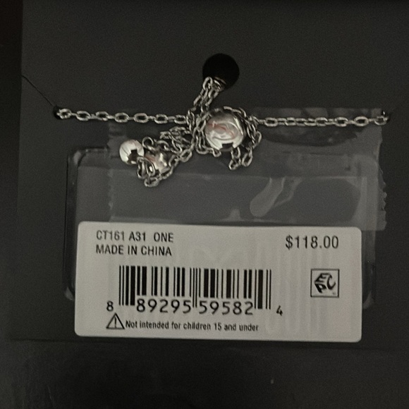 Coach gold and silver butterfly slider necklace - Picture 3 of 3